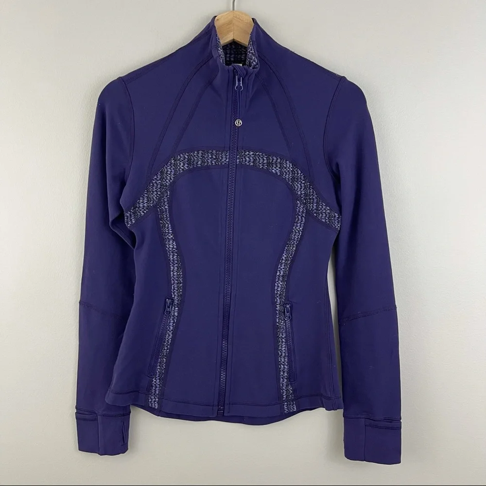 LULULEMON Dense Purple Ziggy Wee Caspian Define Jacket - Picture 3 of 15